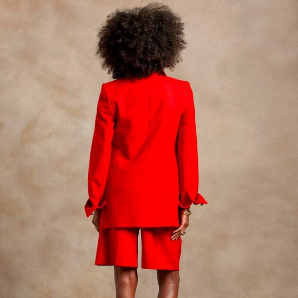 👠Banana Republic Red Star Blazer NWOT✅ - Picture 1 of 3
